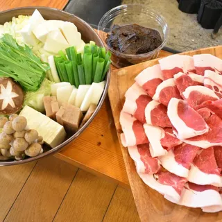 ぼたん鍋の具材